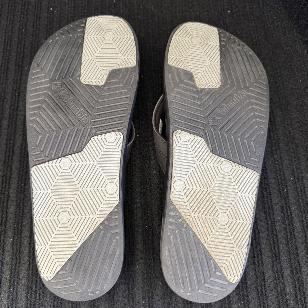 Columbia PFG Men Black Rostra Beach Flip Flop Sandals BM6499-010 Size 9 - Picture 6 of 6